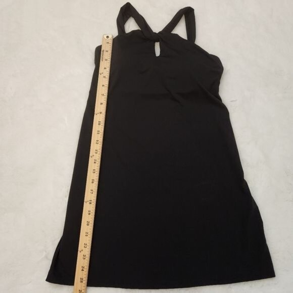 Athleta halter tie black dress - Picture 9 of 13
